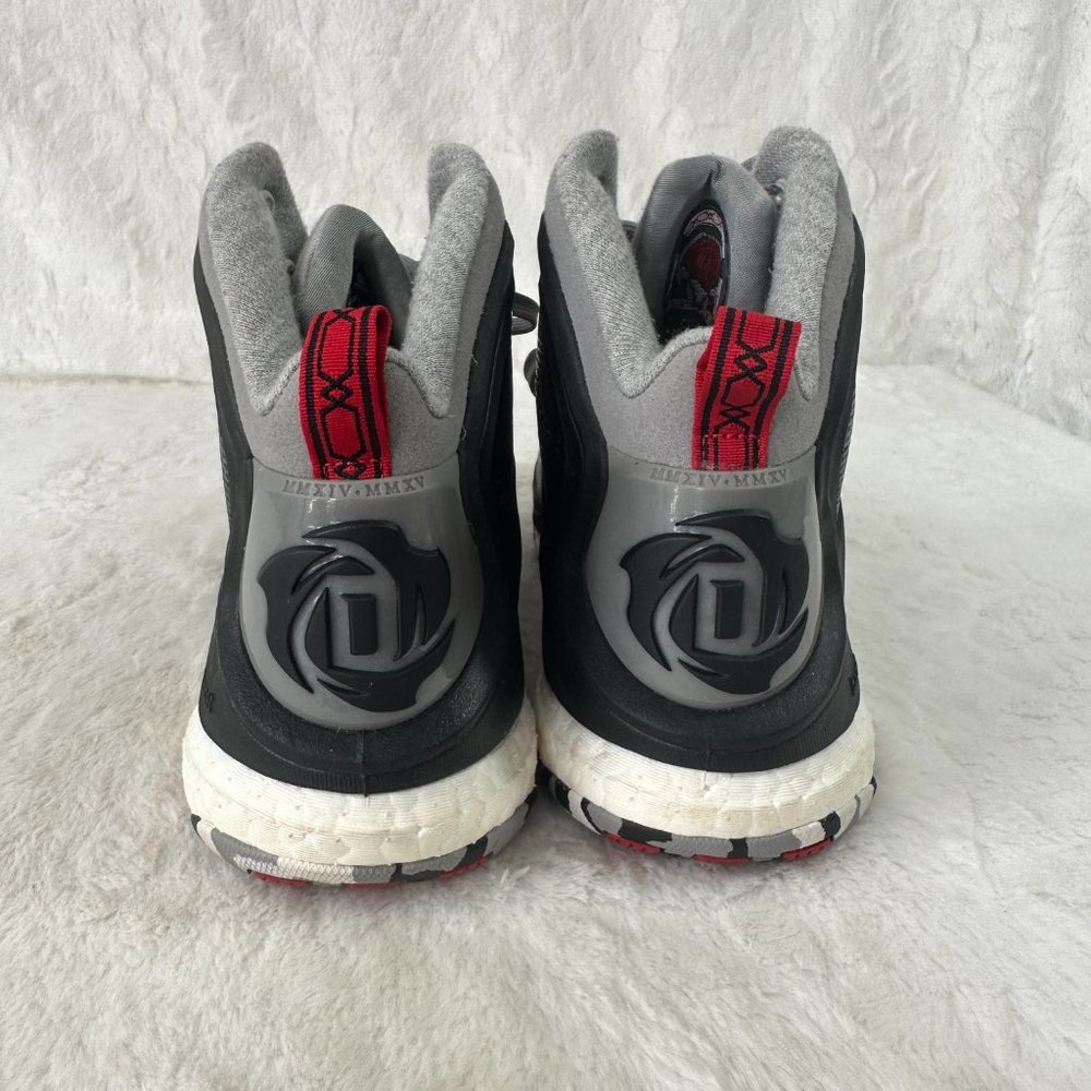 Rare 2015 D Rose 5 Boost 'Light Onix' C77900  SZ 5.5 Chicago Bulls Hi Tops - Picture 4 of 14